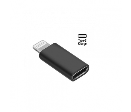 Adaptateur/convertisseur USB-C vers Lightning - noir 