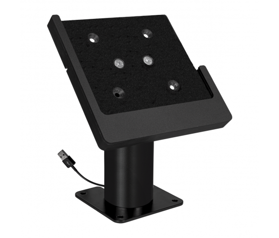Support sur table Domo Slide avec fonction de recharge pour Samsung Galaxy Tab S9 S8 & S7 11 pouces - noir