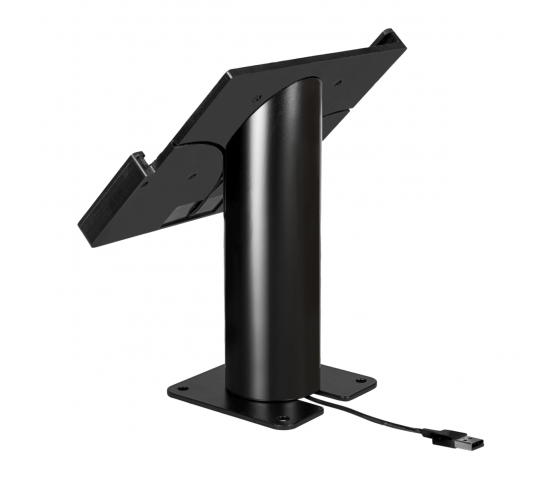 Support sur table Domo Slide avec fonction de recharge pour Samsung Galaxy Tab S9 S8 & S7 11 pouces - noir