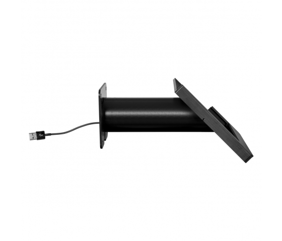 Support mural Domo Slide avec fonction de recharge pour iPad 10.2 & 10.5 - noir