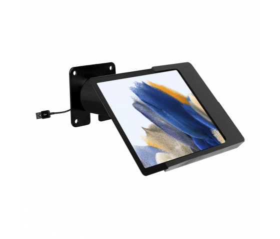Support mural Domo Slide avec fonction de recharge pour Samsung Galaxy Tab A9+ 11 pouces - noir