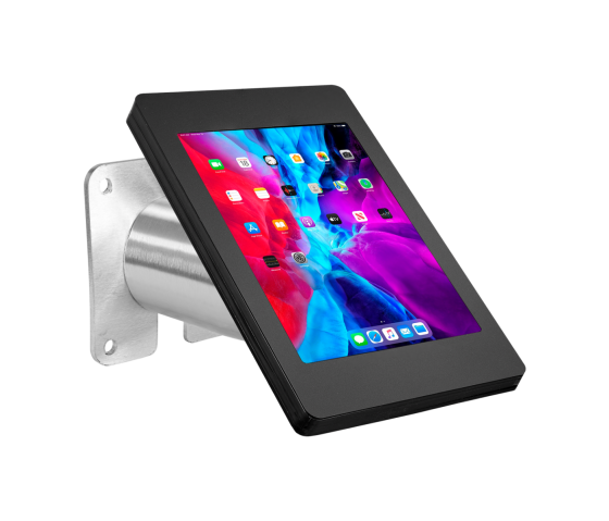 Support mural Fino pour tablette Microsoft Surface Pro 8 / 9 / 10 - noir / acier inoxydable