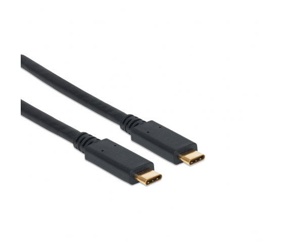 SuperSpeed USB-C naar USB-C kabel - 5 Gbps - 60W - 2 meter - zwart