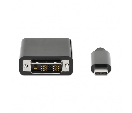 Câble adaptateur USB-C vers DVI - 2 mètres - noir