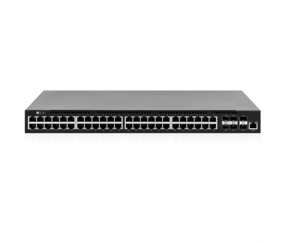 Switch PoE+ géré L3 54 ports avec 6 Uplinks SFP+ - 850W PoE, montage en rack