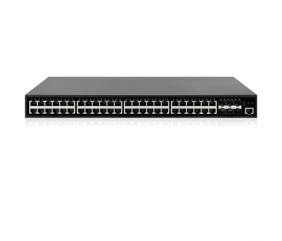 Switch PoE+ géré L2+ à 54 ports avec 6 Uplinks SFP+ - 450W PoE, montage en rack