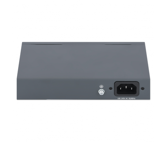 Switch PoE+ Lite Smart Managed à 6 ports avec 4 ports GbE, 2 liaisons montantes GbE et PoE pass-through