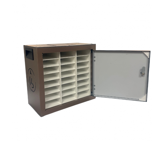 Armoire verrouillable BTOK24 pour 24 téléphones portables - bronze