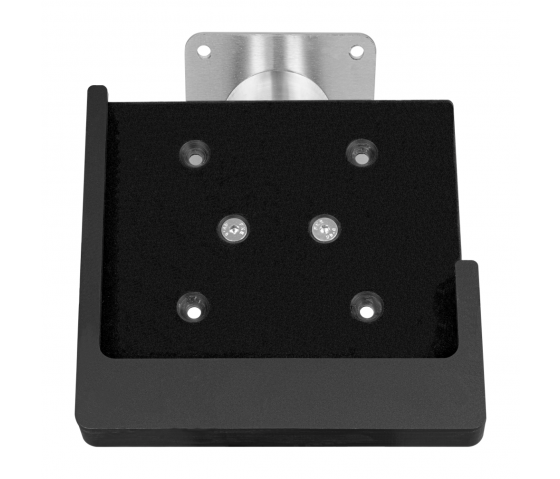 Support mural Domo Slide avec fonction de recharge pour iPad Air 13 pouces 2024 - noir/RVS