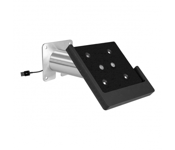 Support mural Domo Slide pour iPad 10.2 & 10.5 - noir/ acier inoxydable