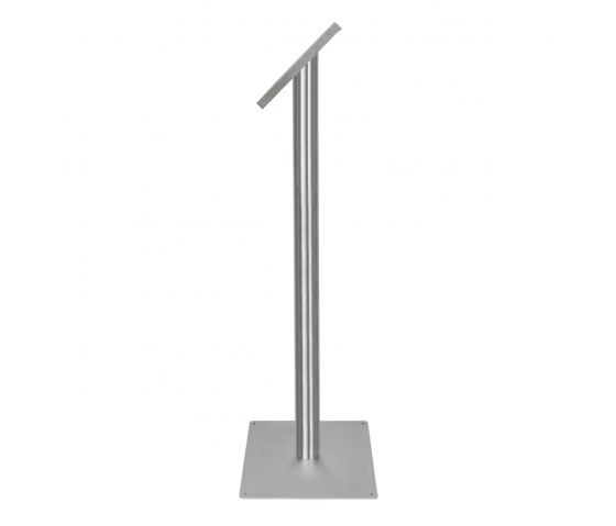 Support de tablette au sol Securo S pour tablettes de 7-8 pouces - acier inoxydable