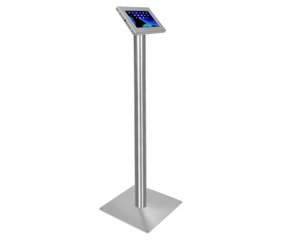 Support de tablette au sol Securo S pour tablettes de 7-8 pouces - acier inoxydable