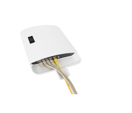 Commutateur Gigabit 5 ports alimenté par PoE pour l'extérieur - Extension PoE+, étanche à la pluie, IP65
