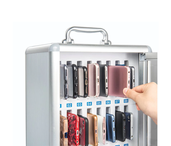 Armoire de stockage verrouillable KMT24 pour 24 téléphones portables