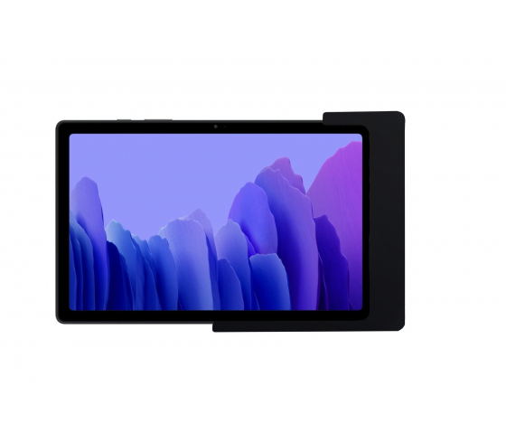 Support mural plat Domo Slide pour Samsung Galaxy Tab A9 8.7 pouces - Fonctionnalité de recharge - noir