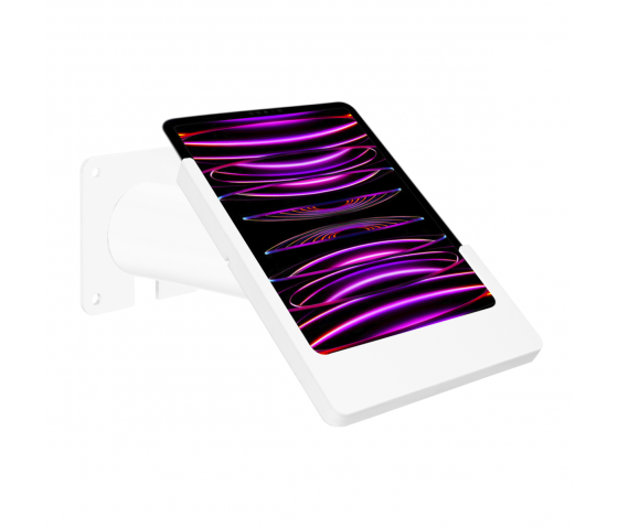 Support mural Domo Slide avec fonction de charge pour iPad Air 13 pouces 2024 - blanc