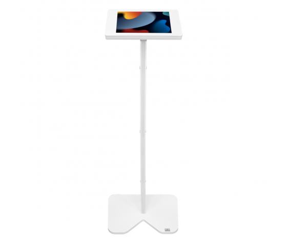 Support de tablette sur pied Fino Curved LED pour iPad 10.2 & 10.5 pouces - blanc
