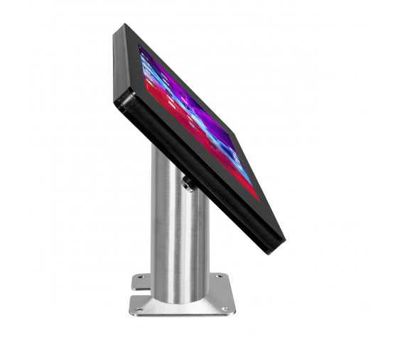 Porte-tablette Fino pour Samsung Galaxy Tab A 10.1 2019 - noir/acier inoxydable 