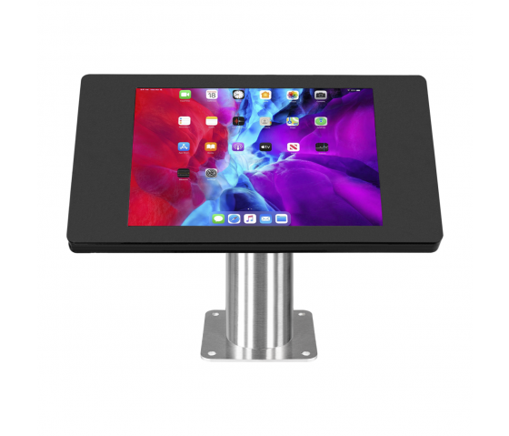 Porte-tablette Fino pour Samsung Galaxy Tab A 10.1 2019 - noir/acier inoxydable 
