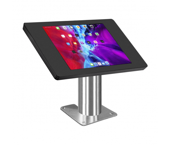 Support de table Fino pour iPad 9.7 - noir/acier inoxydable 