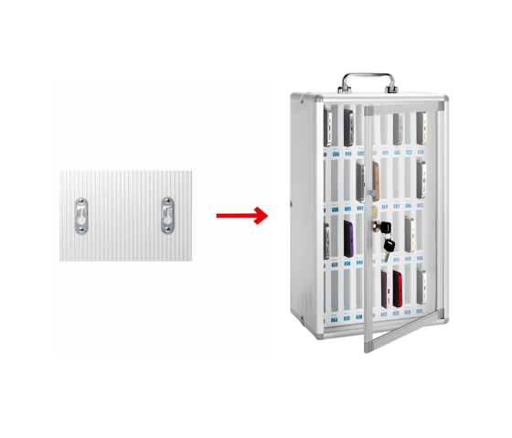 Armoire de stockage verrouillable KMT36 pour 36 téléphones portables