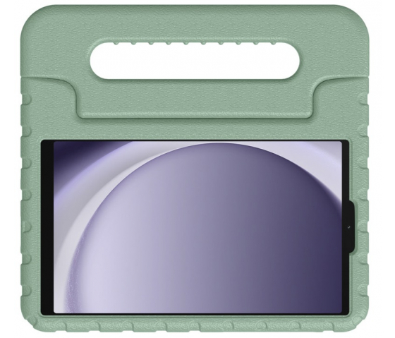 Coque de protection KidsCase avec poignée pour Samsung Galaxy Tab A9 8.7 pouces - Vert olive