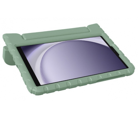 Coque de protection KidsCase avec poignée pour Samsung Galaxy Tab A9 8.7 pouces - Vert olive