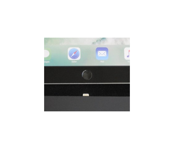 Support de bureau Domo Slide avec fonction de recharge pour iPad Air 13 pouces 2024 - noir