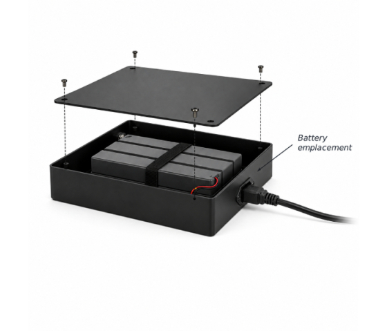 Batterijbehuizing voor vloerstandaards – Inclusief batterij