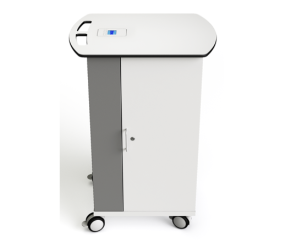 Chariot de chargement pour Chromebook avec gestion à distance pour 16 appareils jusqu'à 14 pouces - Zioxi onView - serrure RFID