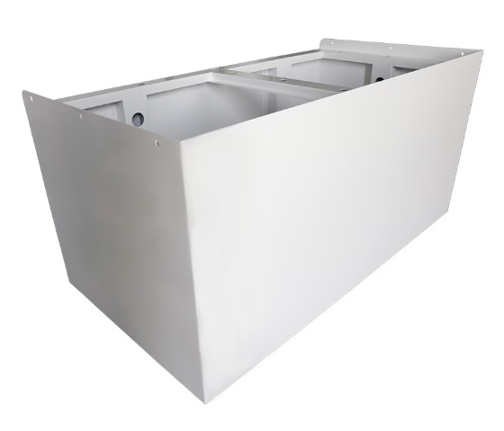 Socle pour casiers BR24KLZ & BR24DCS avec portes noires - 25 cm