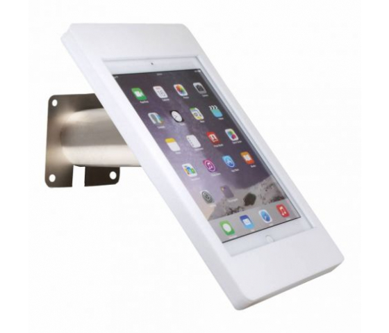 Support mural pour iPad Fino pour iPad Mini 8,3 pouces - acier inoxydable/blanc