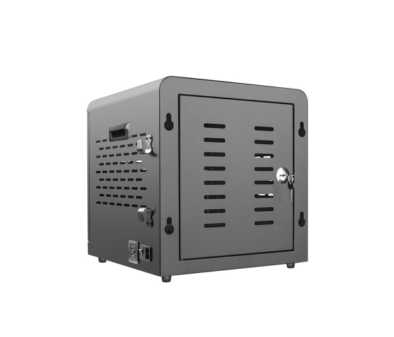 Armoire de recharge Bravour® USB-C pour 10 ordinateurs portables & tablettes - 1 000 W - App mobile - serrure à code numérique
