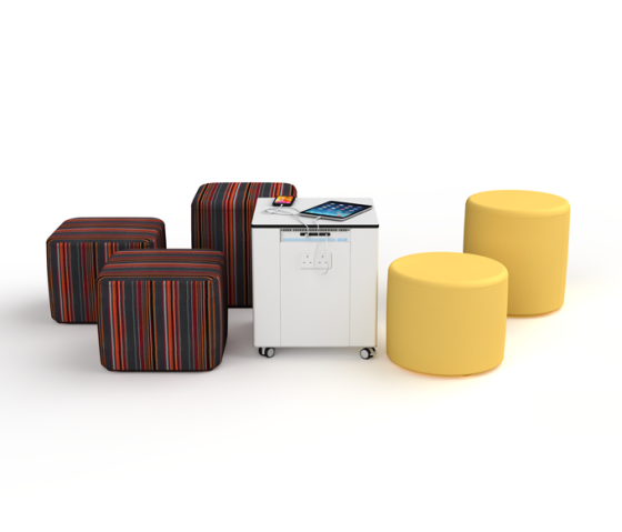 Cube d'alimentation rechargeable Zioxi powerHub Cube - 4 prises / 4x USB-A / 4x USB-C PD 60W - Capacité de batterie de 3600 Wh