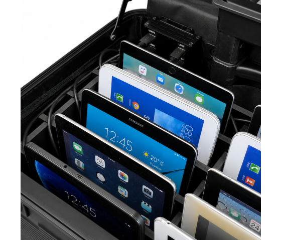Valise de recharge & synchronisation Bravour® BRVK10 pour 10 iPad & tablettes jusqu’à 13
