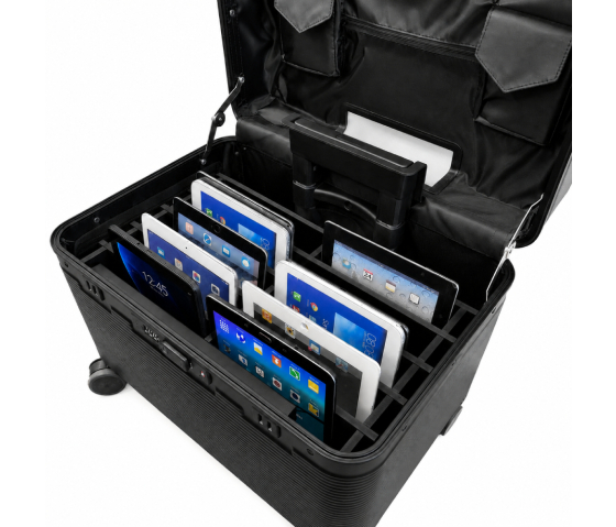 Valise de transport et rangement Bravour® BRVK10-TK pour 10 tablettes jusqu’à 13 pouces