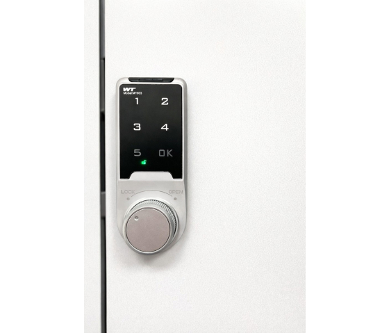 Armoire de chargement USB-C BRVDC16 pour 16 appareils mobiles jusqu'à 17 pouces - blanc