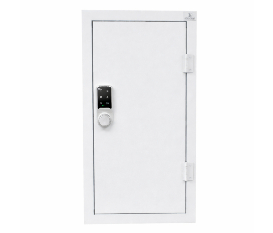 Armoire de rechargement BRVDC6 pour 6 appareils mobiles jusqu'à 17 pouces - blanc - USB-C