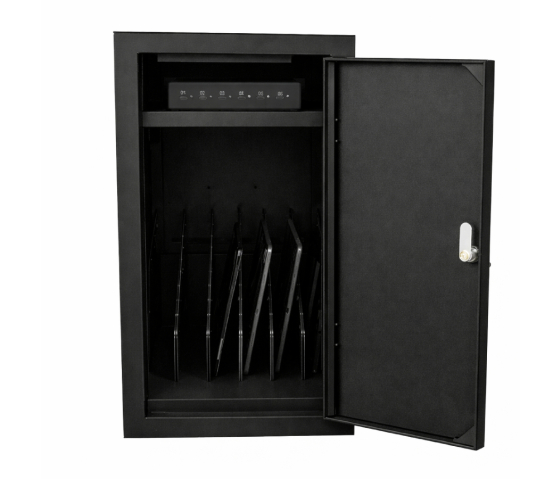 Armoire de recharge BRVDC6 pour 6 appareils jusqu'à 17 pouces - noir - USB-C