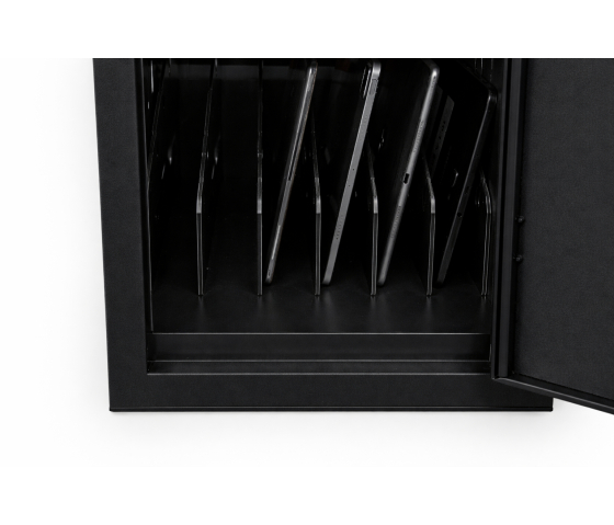 Armoire de recharge BRVDC6 pour 6 appareils jusqu'à 17 pouces - noir - USB-C