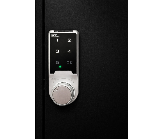 Armoire de recharge Bravour® USB-C pour 10 ordinateurs portables & tablettes - 1 000 W - App mobile - serrure à code numérique