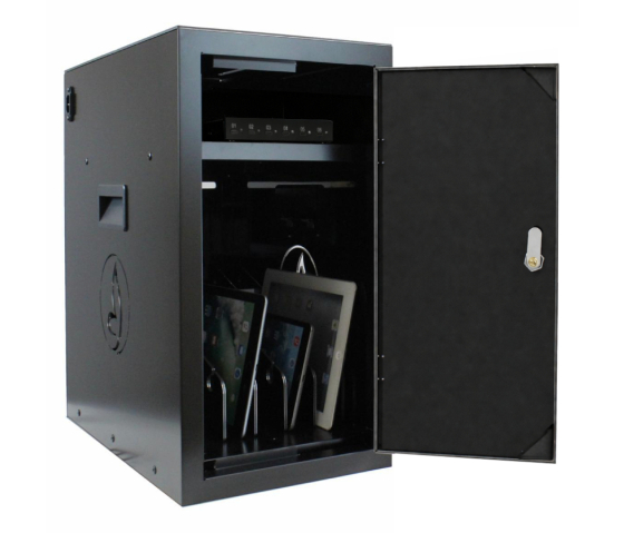 Armoire de recharge BRVDC6 pour 6 appareils jusqu'à 17 pouces - noir - USB-C
