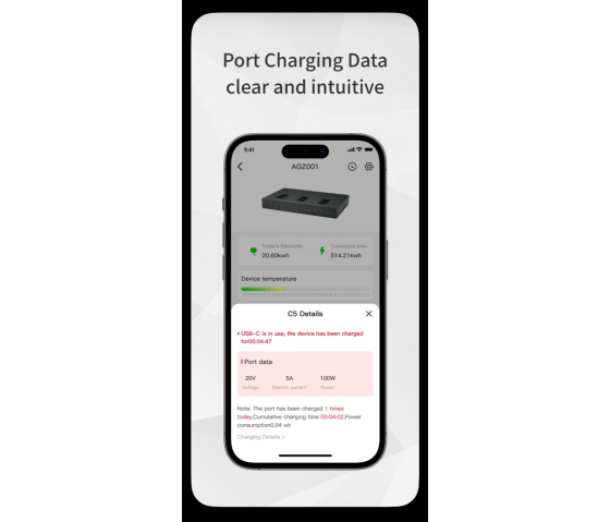 Hub de recharge 1000W avec compartiments - 16 ports USB-C - Gestion à distance