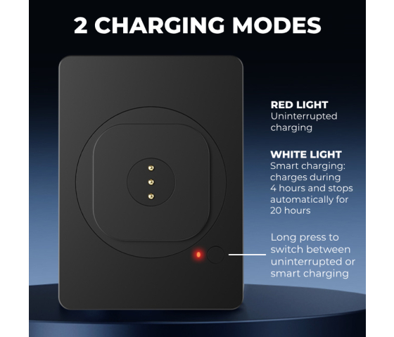 Support mural magnétique pour iPad Pro 13 pouces (M4) - fonction de recharge sans fil - noir