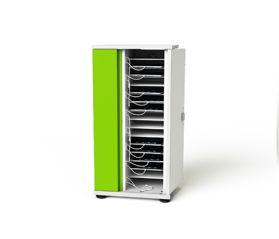 Armoire de recharge Zioxi CHRGC-TB-20-K pour 20 iPads jusqu'à 11 pouces - serrure à clé