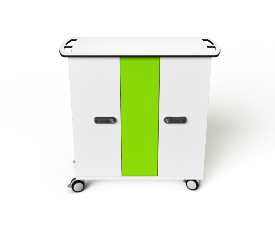 Chariot de recharge USB-C Zioxi CHRGTUC-TB-40-R pour 40 tablettes jusqu'à 10,5 pouces - serrure RFID