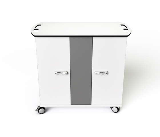 Chariot de charge USB-C pour 32 Chromebooks et appareils mobiles jusqu'à 14 pouces - serrure à code numérique