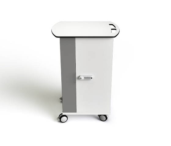 Chariot de chargement Zioxi CHRGT-CB-20-C pour 20 Chromebooks jusqu'à 14 pouces - verrouillage par code numérique