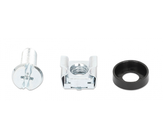 Jeu d'écrous cage M6 - lot de 100