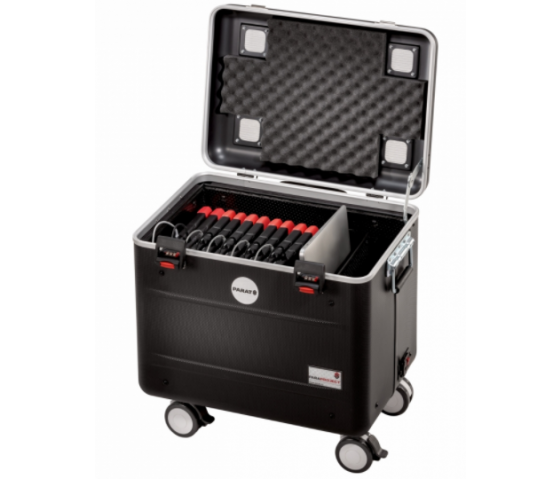 Valise de chargement et de transport Parat TC10 Educover/Kidscover TwinCharge pour 10 tablettes de 7 à 10.5 pouces - noir